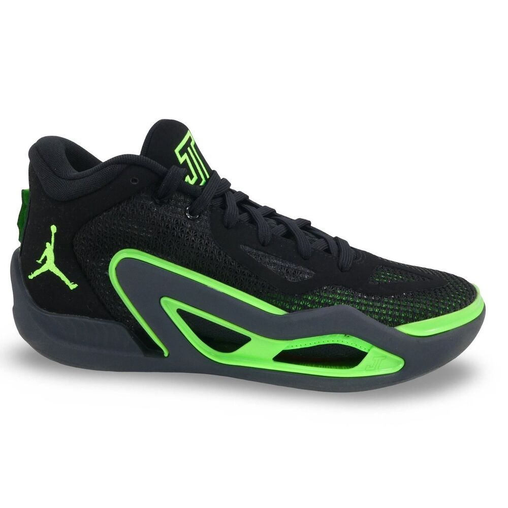 Nike Jordan Men's US 8.5 Tatum 1 Basketball Shoes Anthracite Green Strike